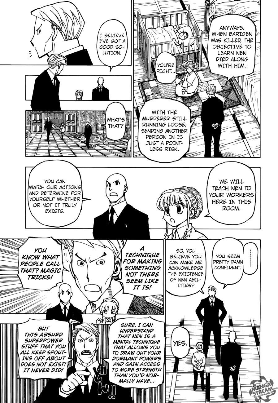 Hunter X Hunter Chapter 375 page 11 - Chapter 375: Persuasion