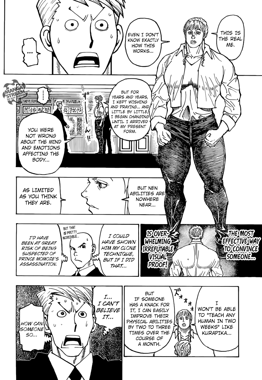 Hunter X Hunter Chapter 375 page 12 - Chapter 375: Persuasion