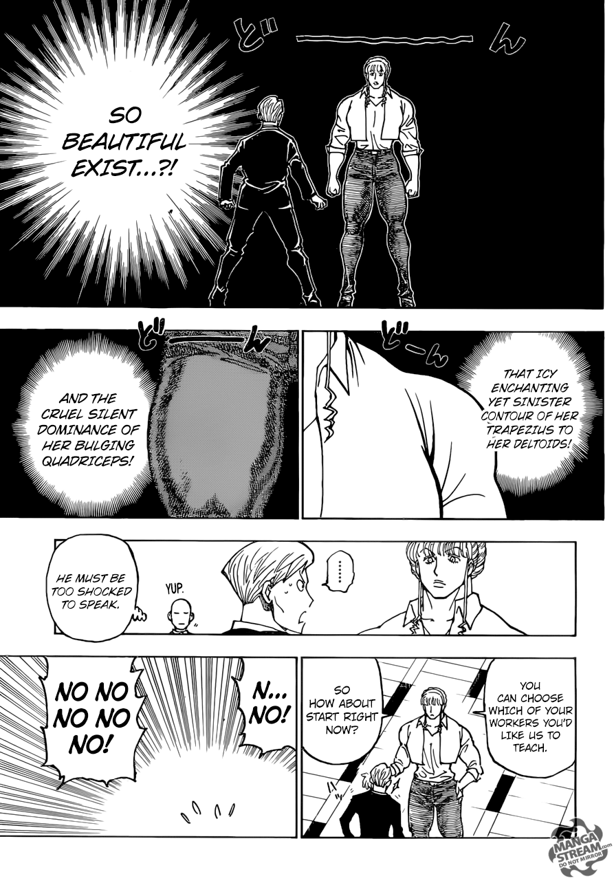 Hunter X Hunter Chapter 375 page 13 - Chapter 375: Persuasion