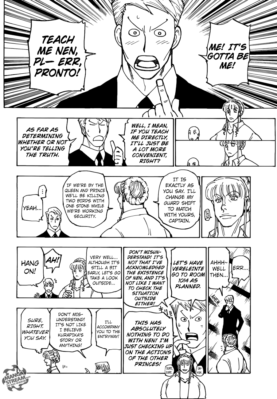 Hunter X Hunter Chapter 375 page 14 - Chapter 375: Persuasion