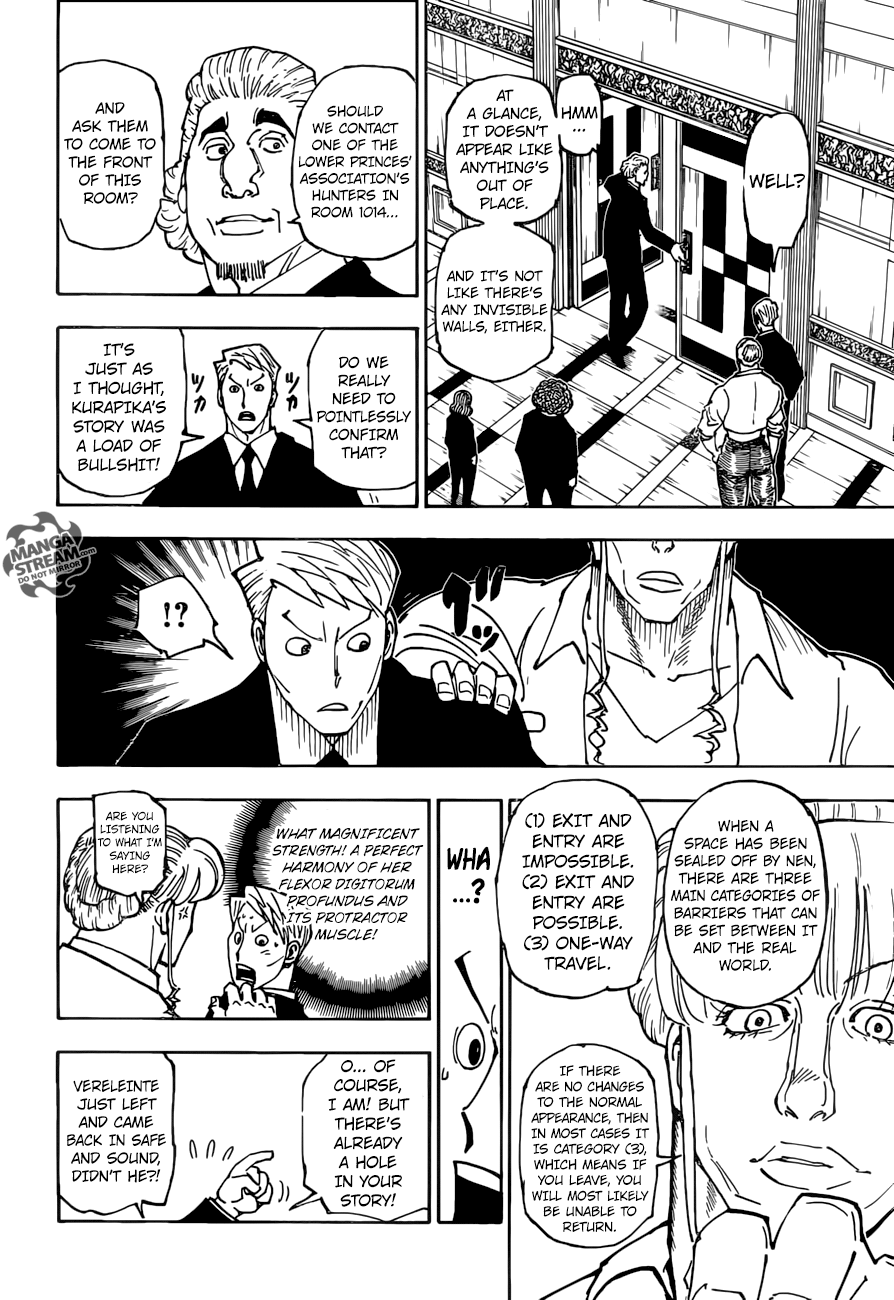 Hunter X Hunter Chapter 375 page 16 - Chapter 375: Persuasion