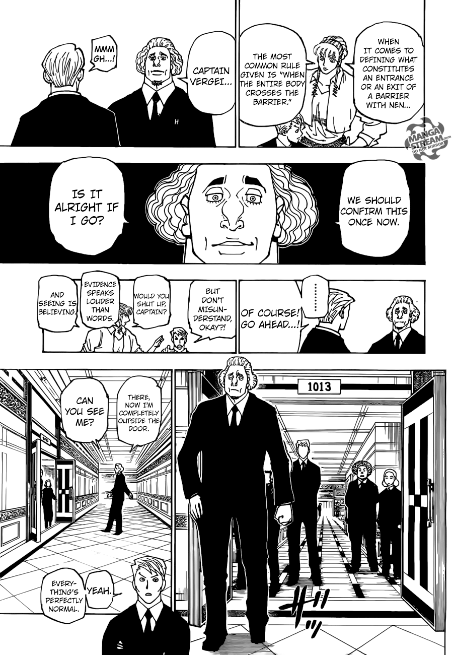 Hunter X Hunter Chapter 375 page 17 - Chapter 375: Persuasion