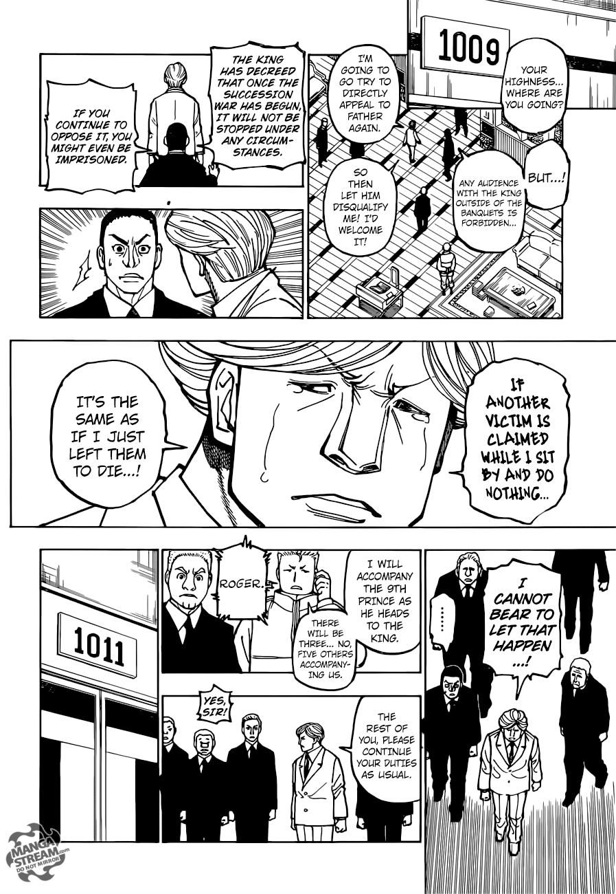 Hunter X Hunter Chapter 375 page 8 - Chapter 375: Persuasion