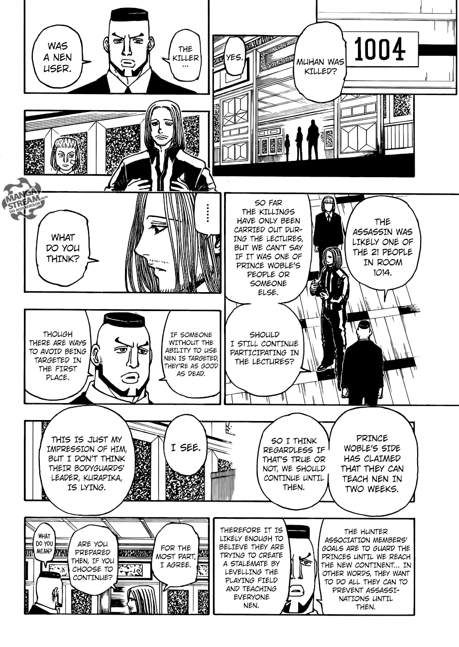 Hunter X Hunter Chapter 376 page 16 - Chapter 376: Determination