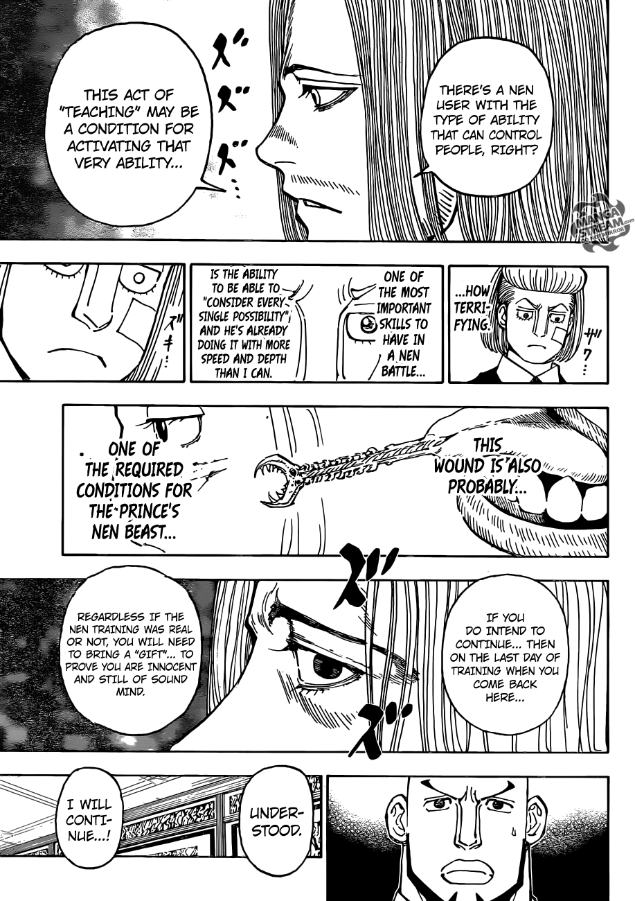 Hunter X Hunter Chapter 376 page 17 - Chapter 376: Determination