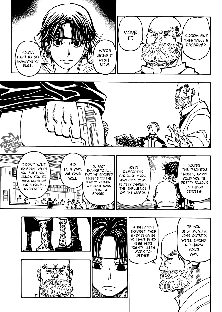 Hunter X Hunter Chapter 377 page 10 - Chapter 377: Scheme