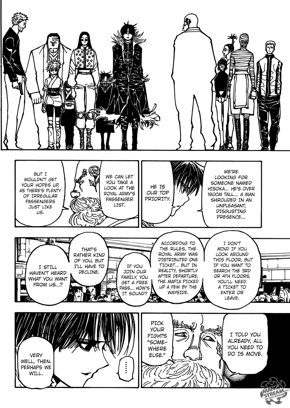 Hunter X Hunter Chapter 377 page 11 - Chapter 377: Scheme