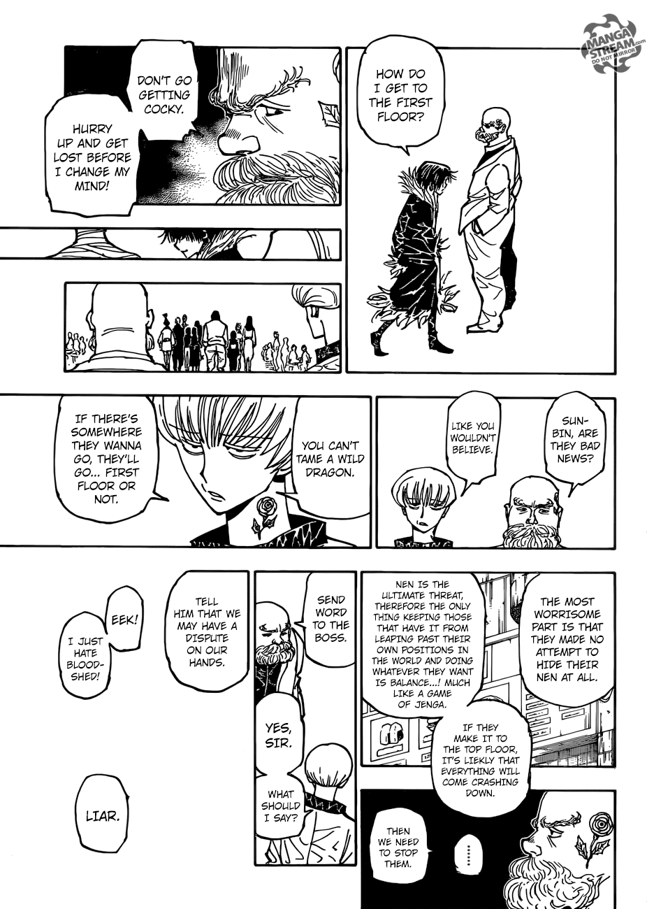 Hunter X Hunter Chapter 377 page 12 - Chapter 377: Scheme
