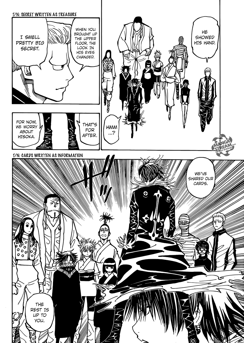 Hunter X Hunter Chapter 377 page 13 - Chapter 377: Scheme