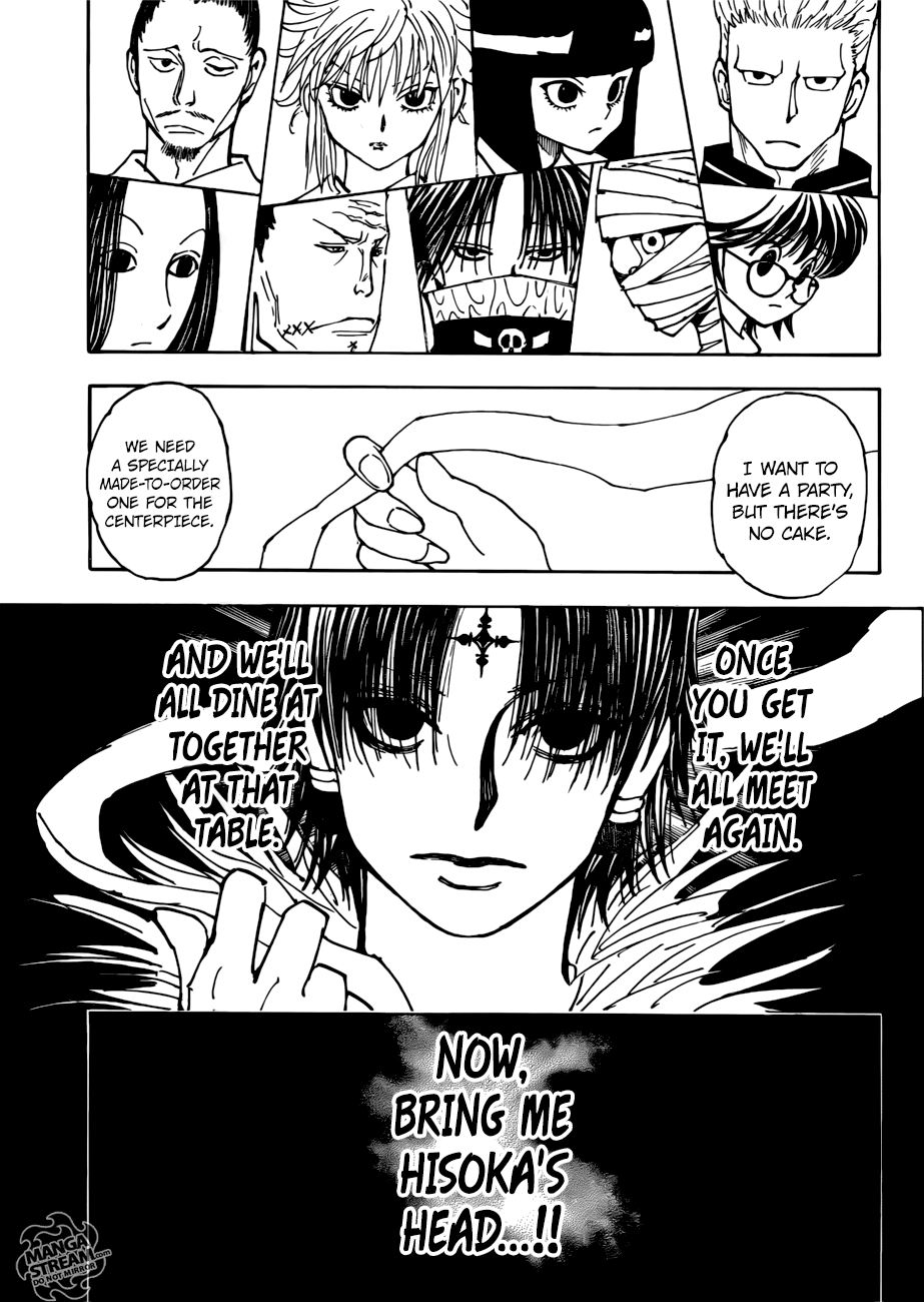 Hunter X Hunter Chapter 377 page 14 - Chapter 377: Scheme