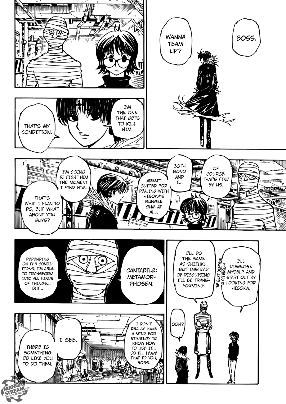 Hunter X Hunter Chapter 377 page 16 - Chapter 377: Scheme
