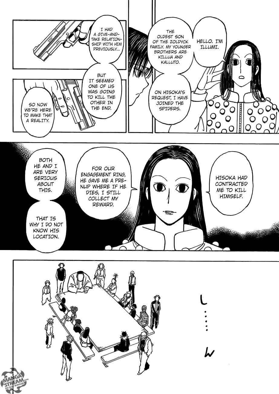 Hunter X Hunter Chapter 377 page 9 - Chapter 377: Scheme