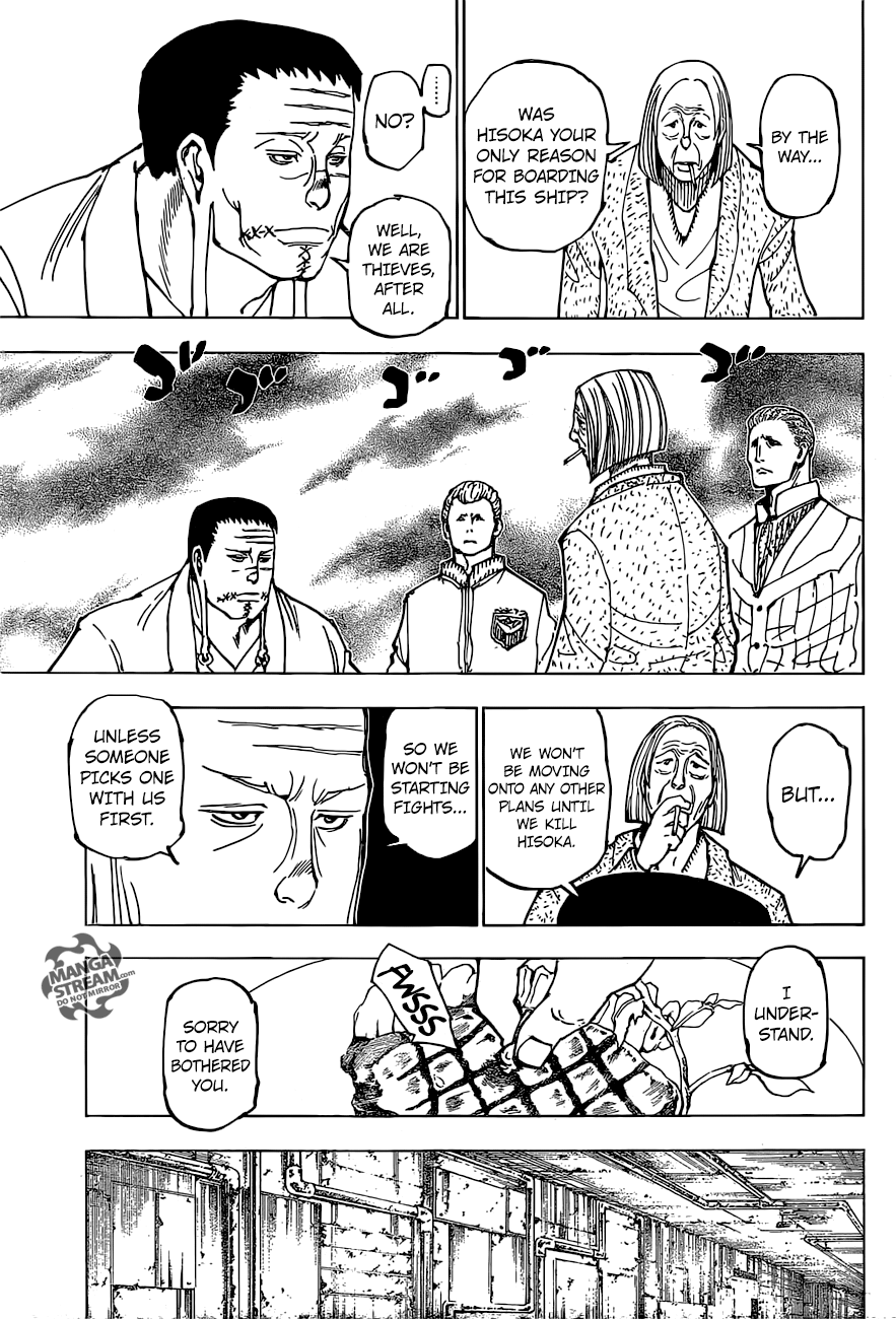 Hunter X Hunter Chapter 379 page 17 - Chapter 379: Collaboration