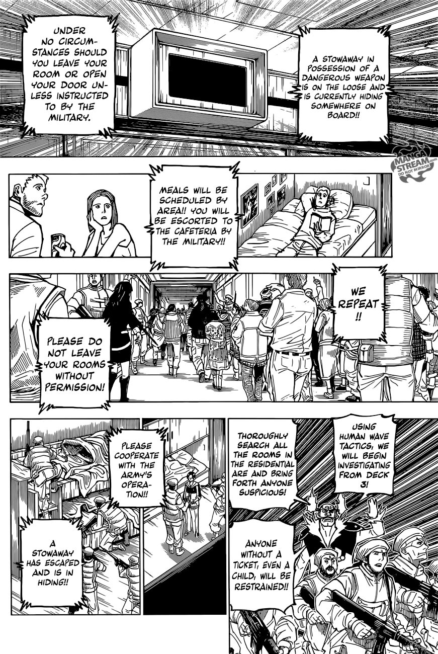 Hunter X Hunter Chapter 380 page 11 - Chapter 380: Alarm