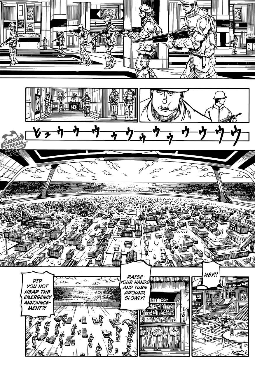 Hunter X Hunter Chapter 380 page 12 - Chapter 380: Alarm