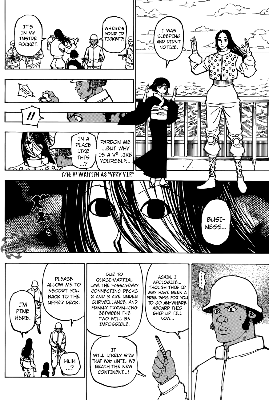 Hunter X Hunter Chapter 380 page 13 - Chapter 380: Alarm