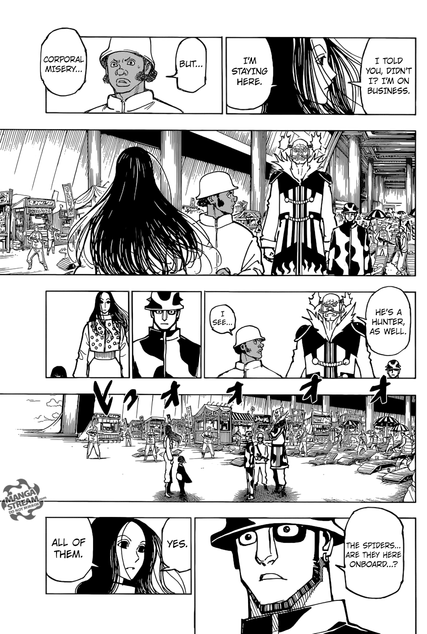 Hunter X Hunter Chapter 380 page 14 - Chapter 380: Alarm
