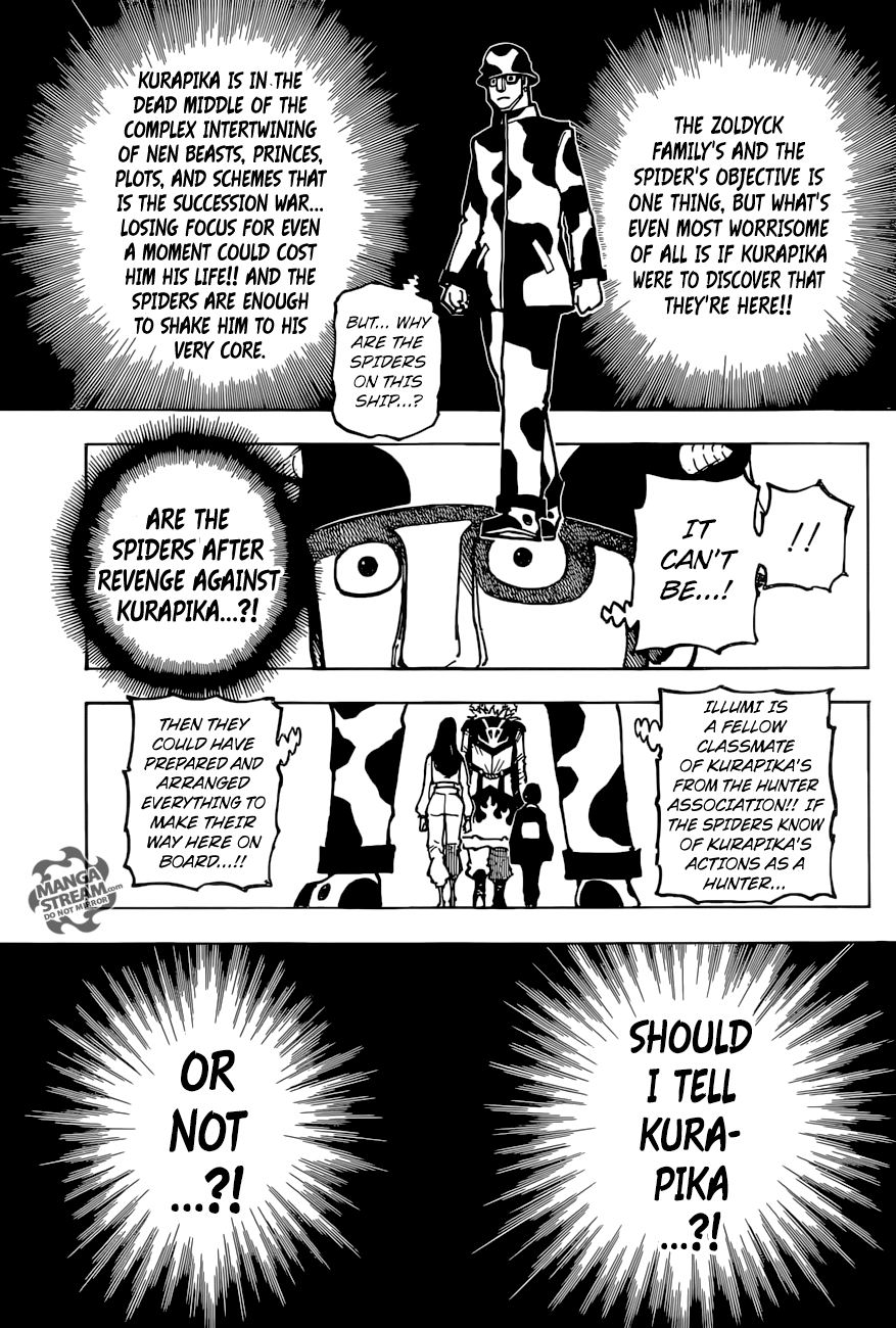 Hunter X Hunter Chapter 380 page 16 - Chapter 380: Alarm