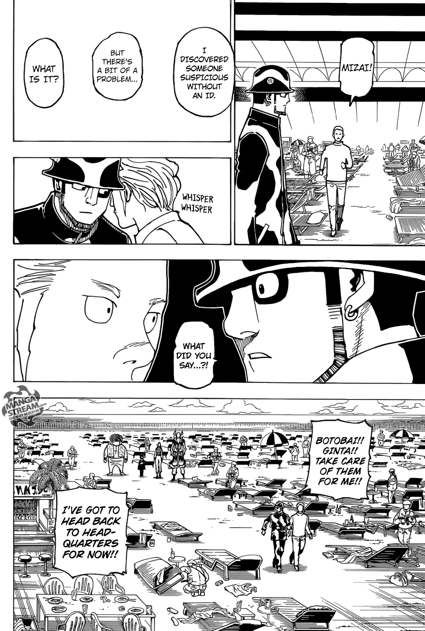 Hunter X Hunter Chapter 380 page 17 - Chapter 380: Alarm