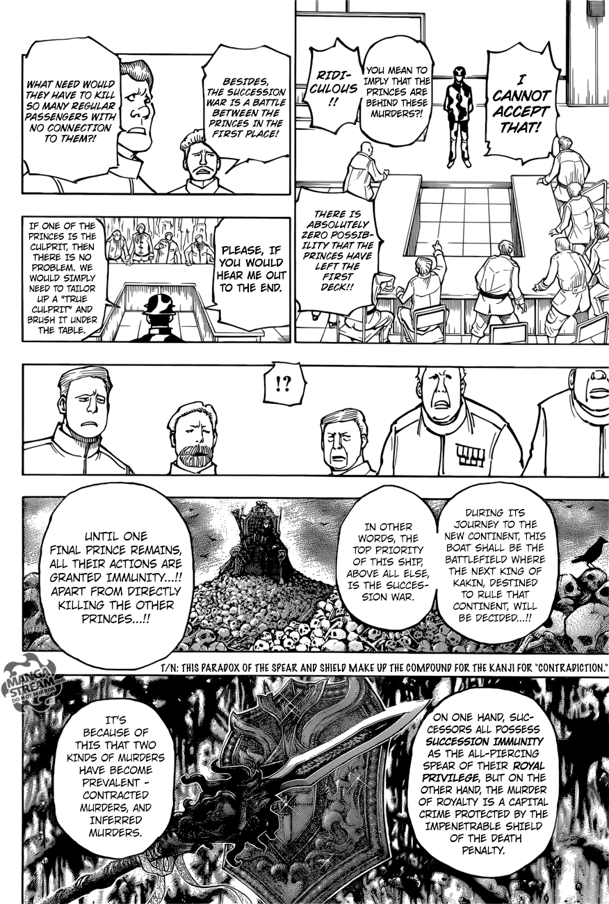Hunter X Hunter Chapter 380 page 2 - Chapter 380: Alarm