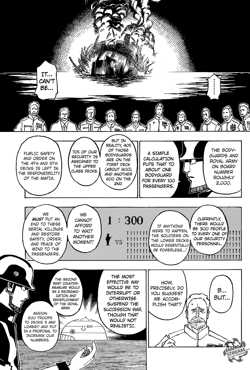 Hunter X Hunter Chapter 380 page 5 - Chapter 380: Alarm
