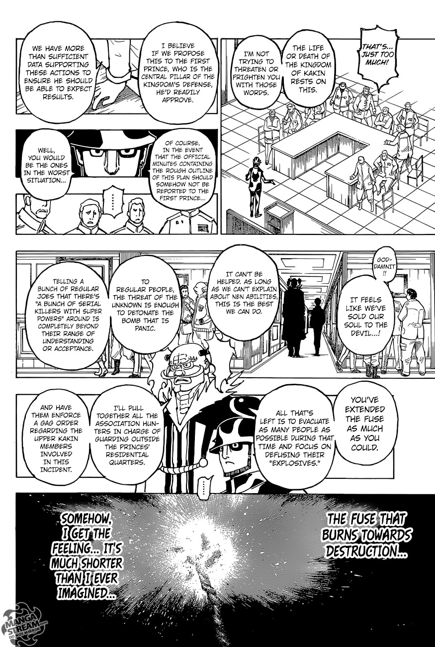 Hunter X Hunter Chapter 380 page 6 - Chapter 380: Alarm