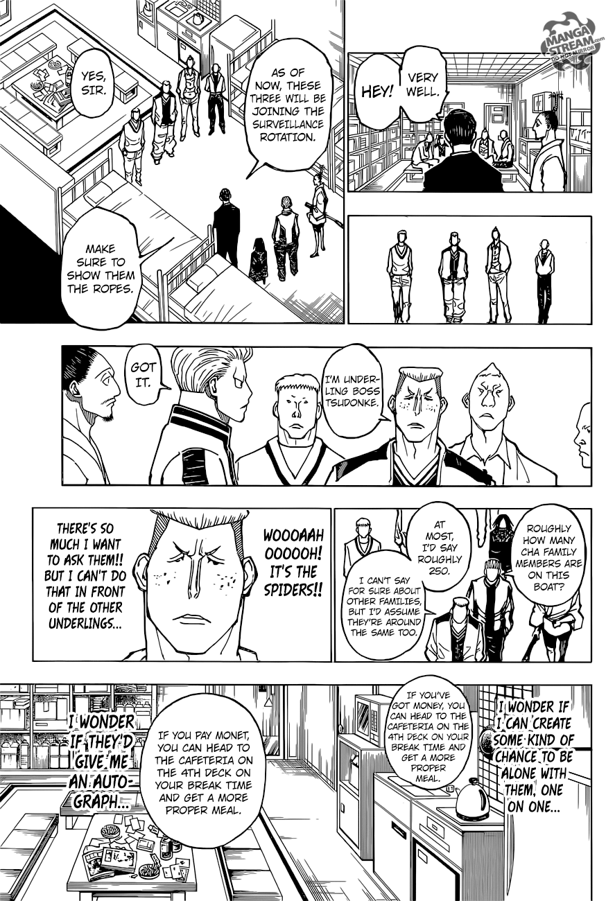 Hunter X Hunter Chapter 380 page 9 - Chapter 380: Alarm