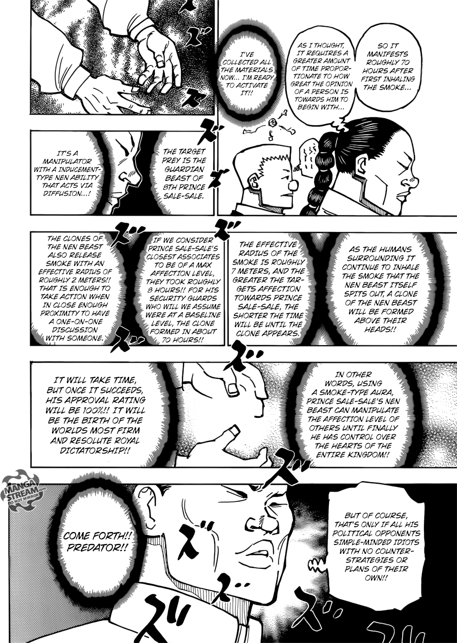 Hunter X Hunter Chapter 381 page 12 - Chapter 381: Predation