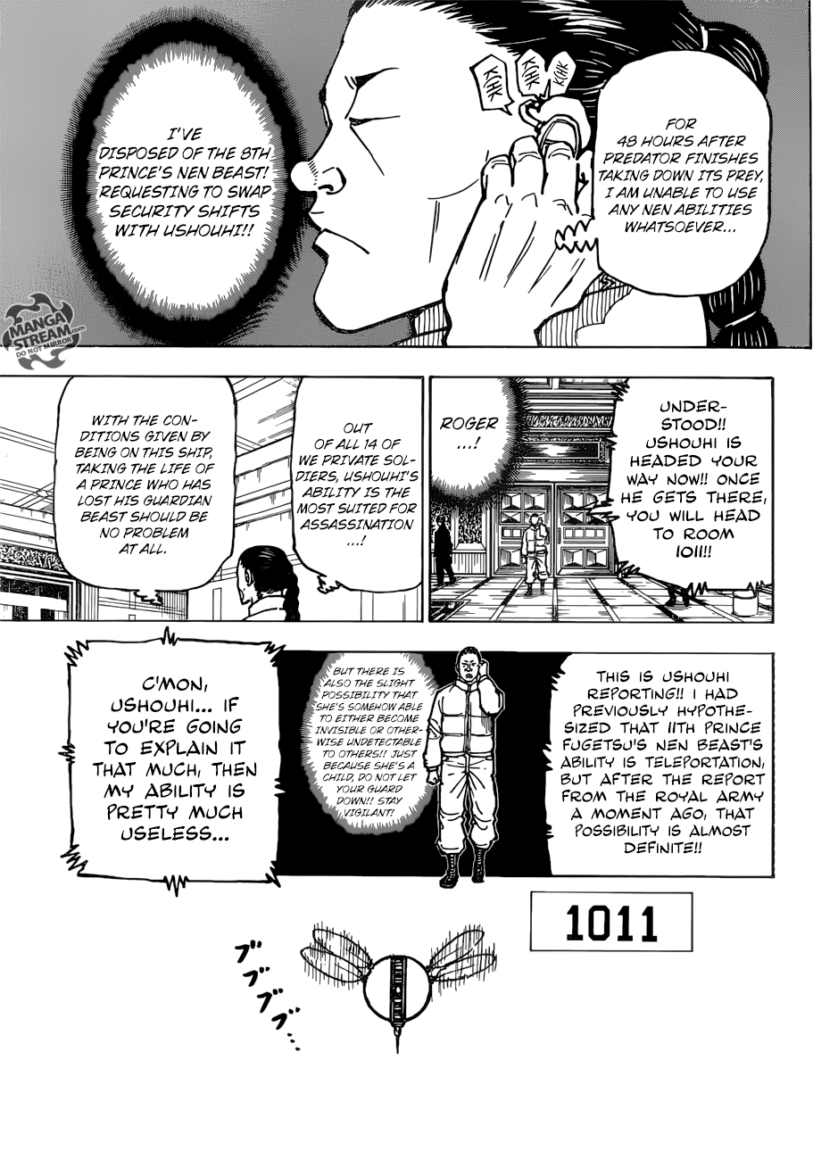 Hunter X Hunter Chapter 381 page 17 - Chapter 381: Predation