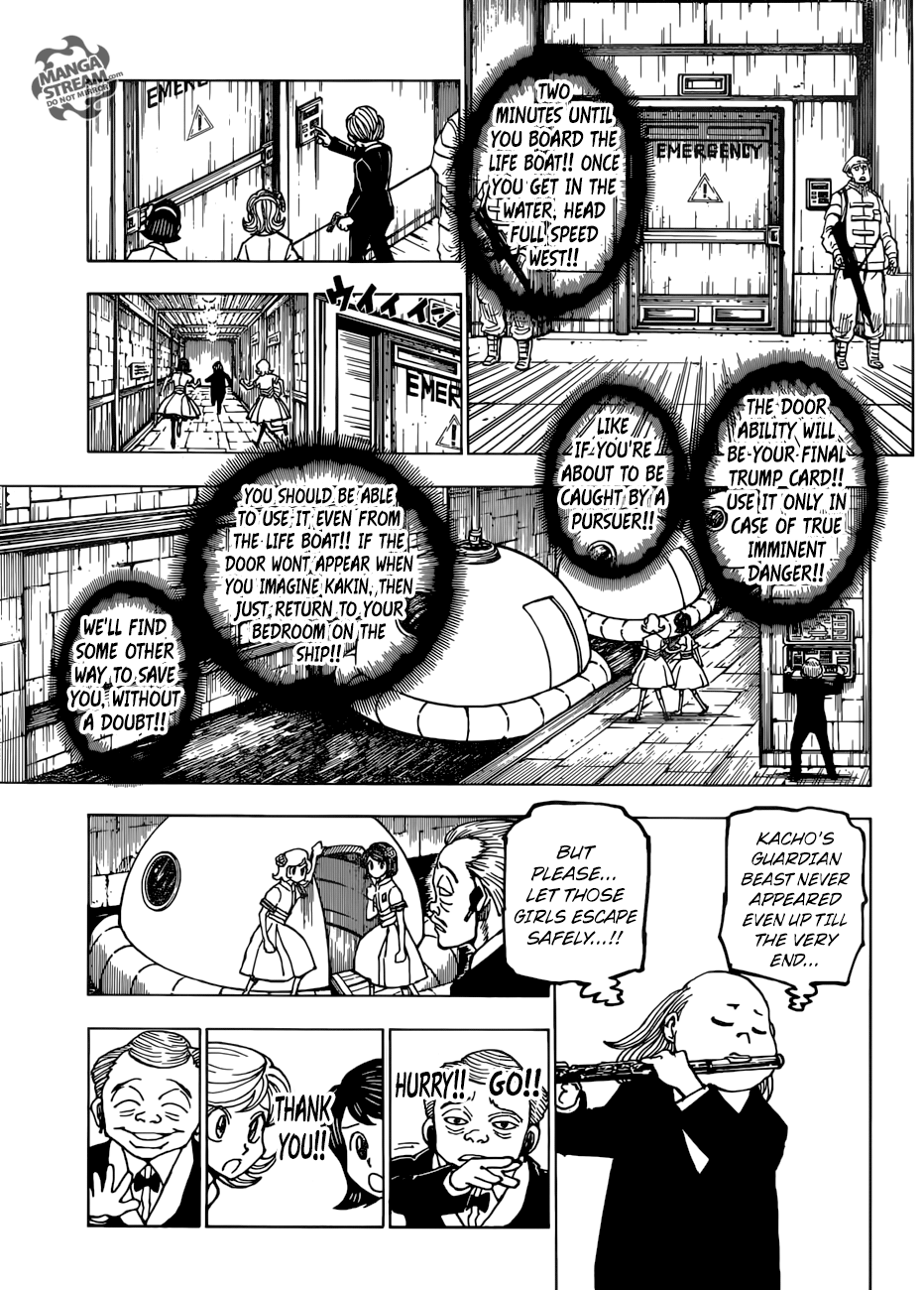 Hunter X Hunter Chapter 383 page 10 - Chapter 383: Escape