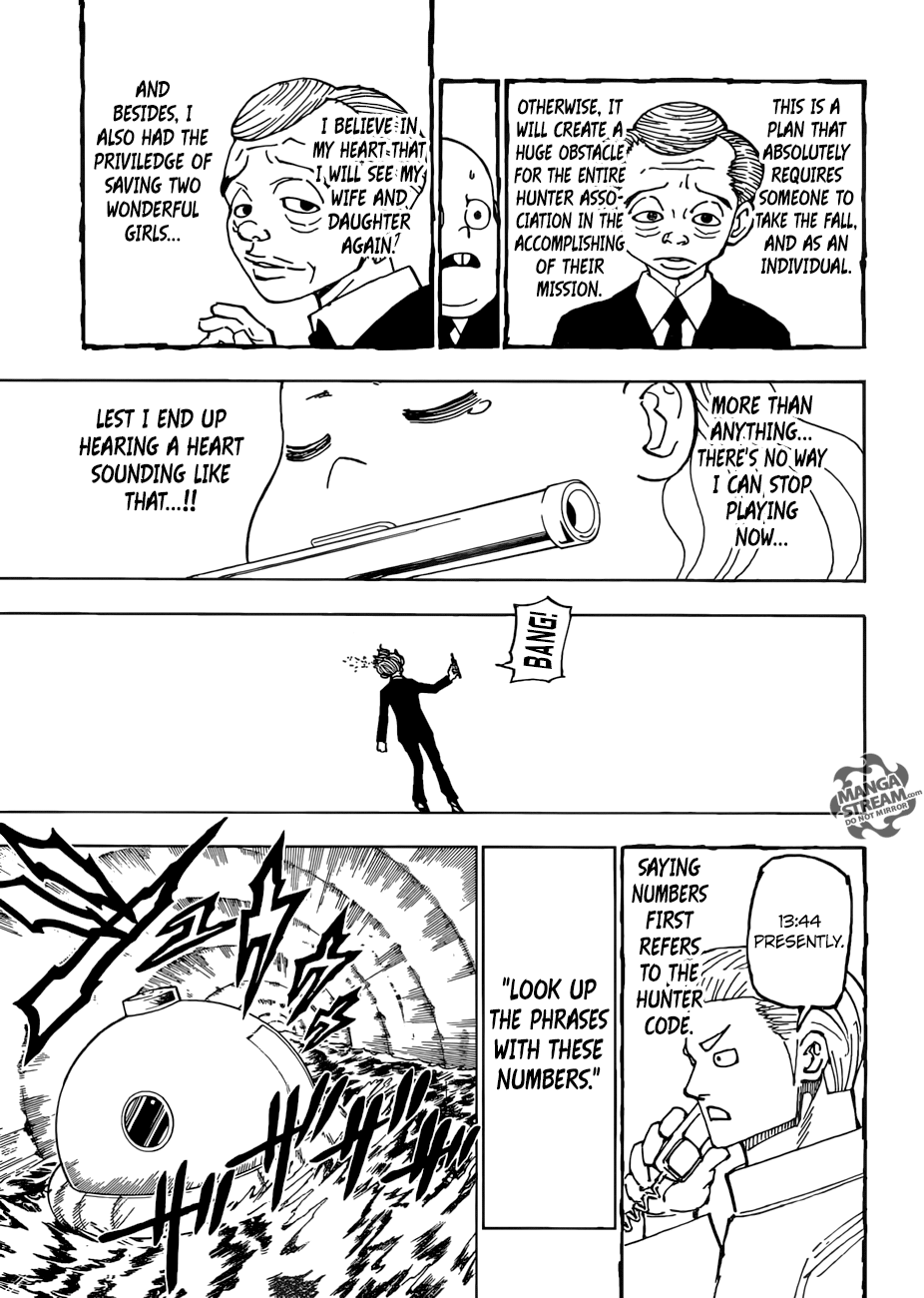 Hunter X Hunter Chapter 383 page 12 - Chapter 383: Escape