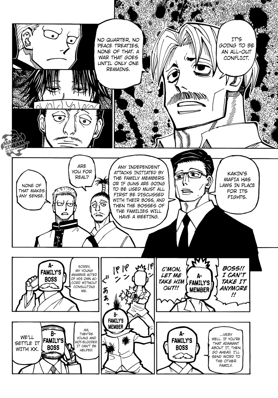 Hunter X Hunter Chapter 384 page 4 - Chapter 384: War