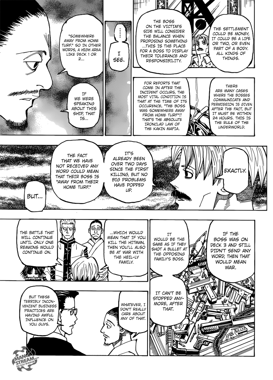 Hunter X Hunter Chapter 384 page 5 - Chapter 384: War