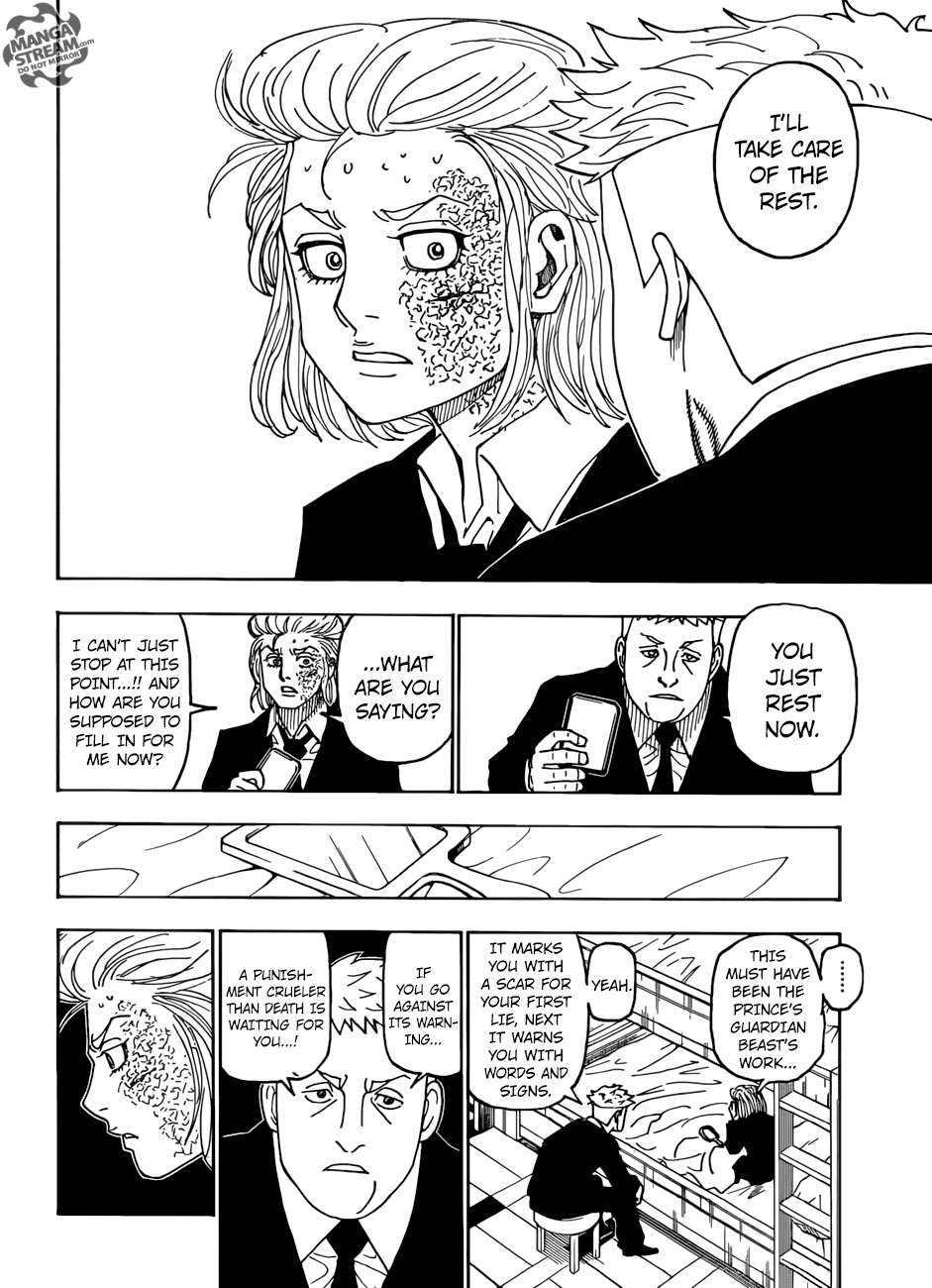 Hunter X Hunter Chapter 385 page 18 - Chapter 385: Warning
