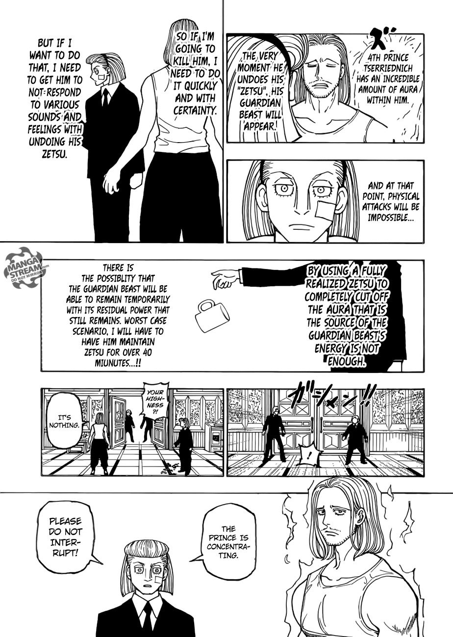 Hunter X Hunter Chapter 385 page 3 - Chapter 385: Warning