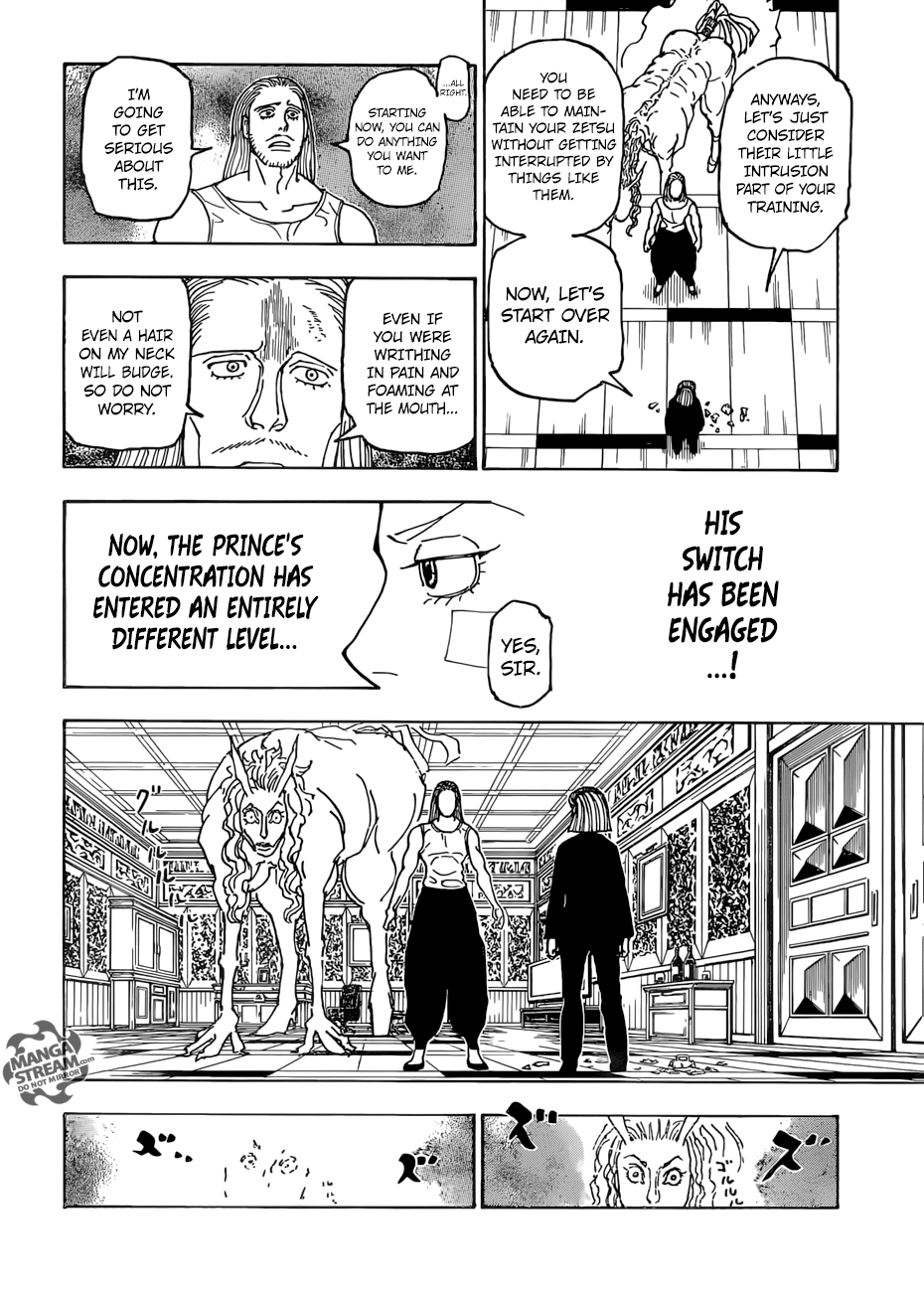 Hunter X Hunter Chapter 385 page 4 - Chapter 385: Warning