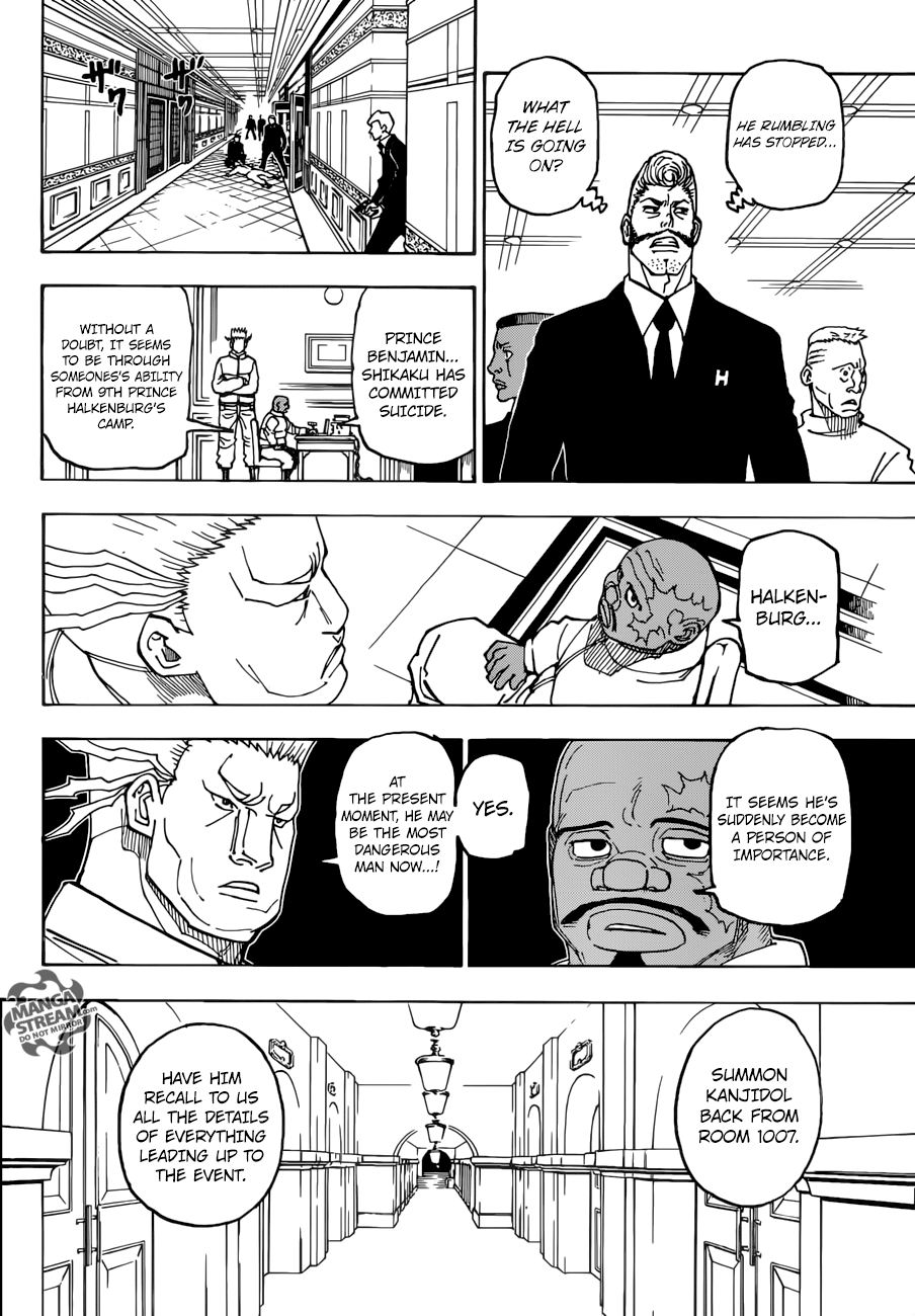 Hunter X Hunter Chapter 386 page 12 - Chapter 386: Hypothesis