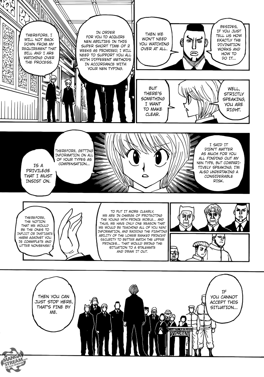 Hunter X Hunter Chapter 386 page 17 - Chapter 386: Hypothesis