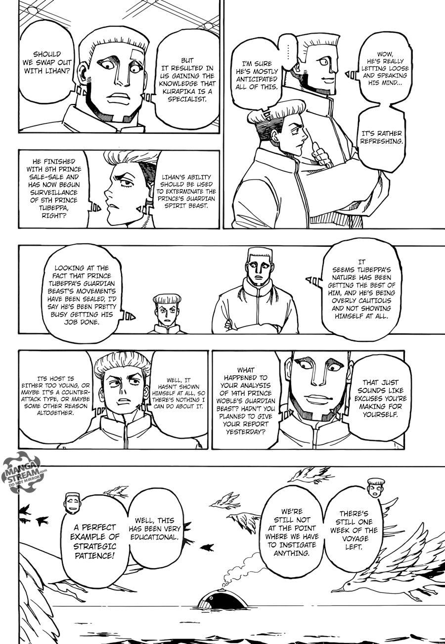 Hunter X Hunter Chapter 386 page 18 - Chapter 386: Hypothesis