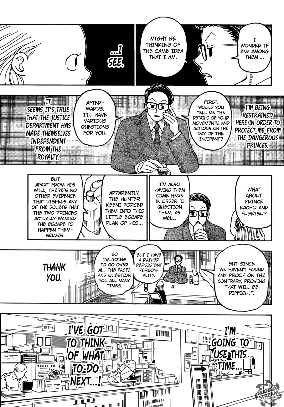 Hunter X Hunter Chapter 386 page 3 - Chapter 386: Hypothesis