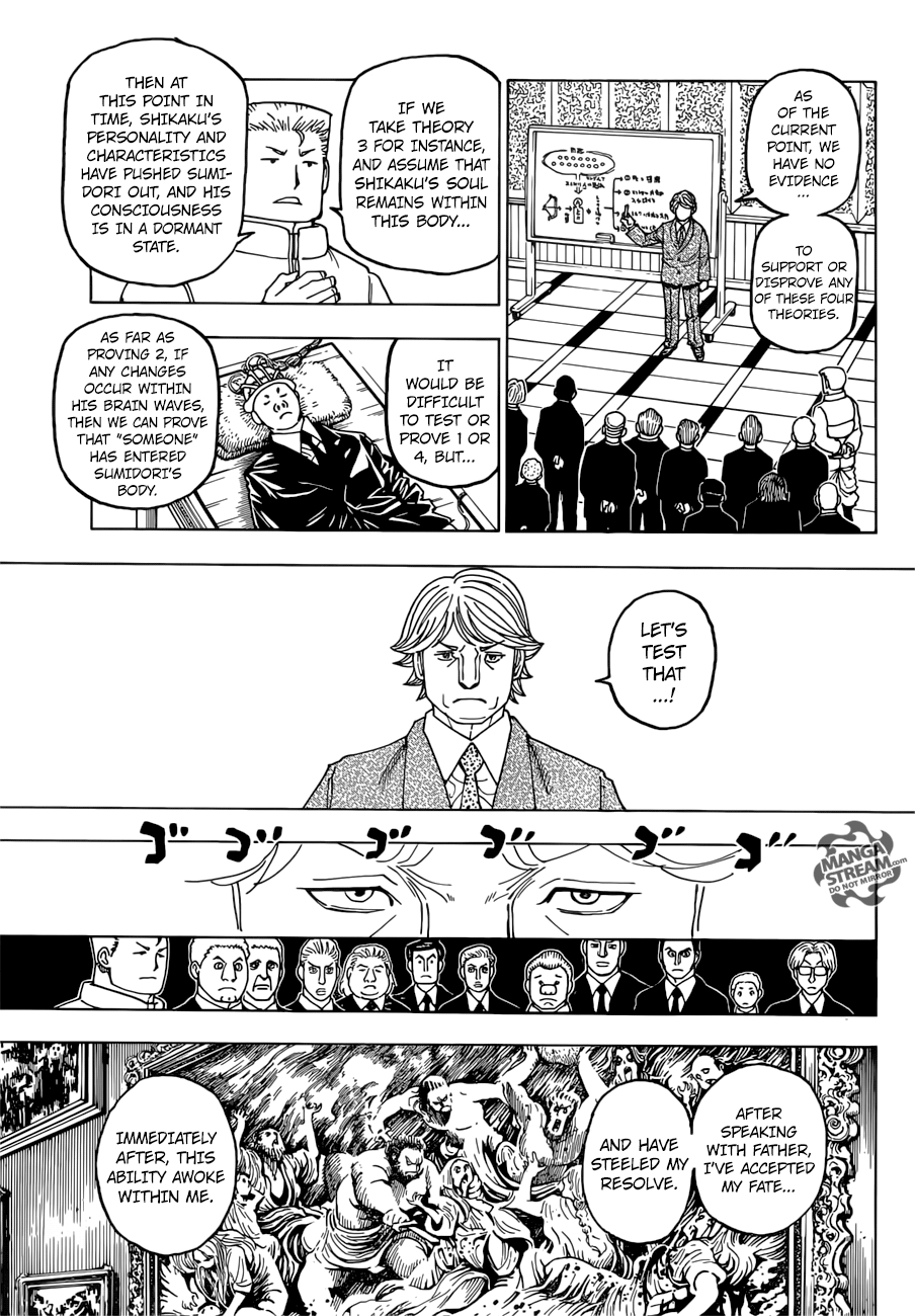 Hunter X Hunter Chapter 386 page 5 - Chapter 386: Hypothesis