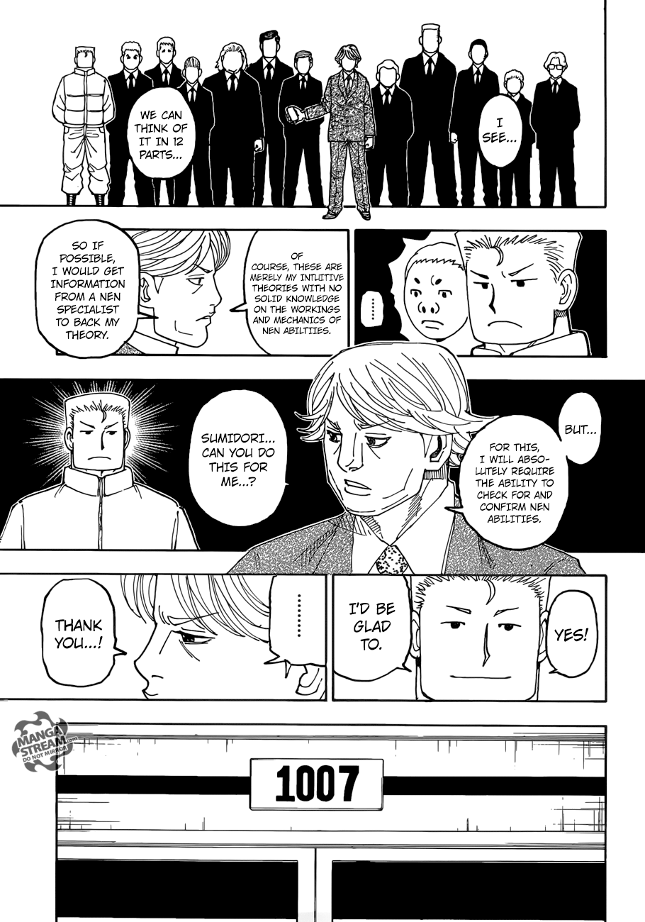 Hunter X Hunter Chapter 386 page 7 - Chapter 386: Hypothesis
