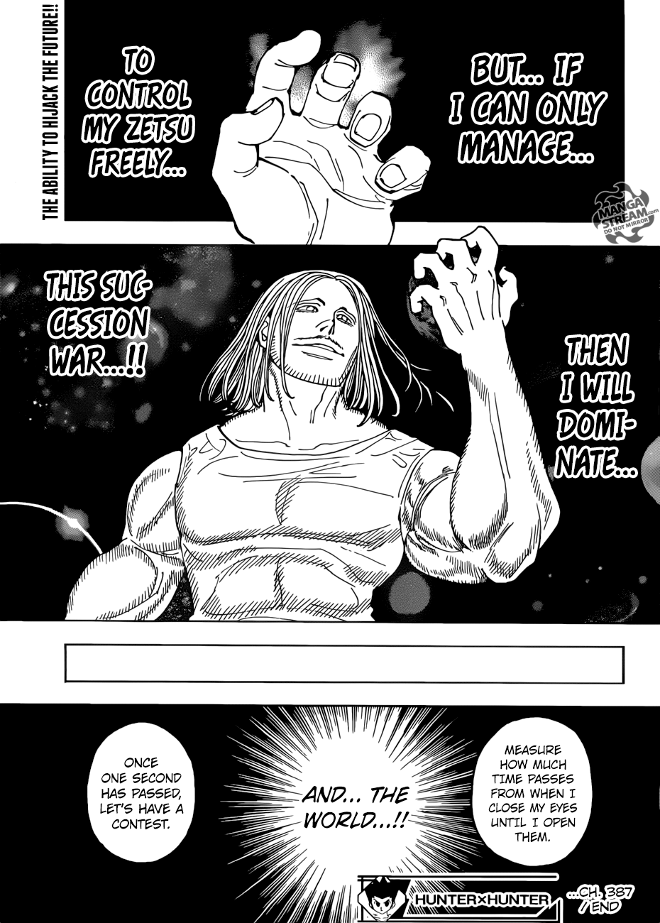 Hunter X Hunter Chapter 387 page 19 - Chapter 387: Recreation