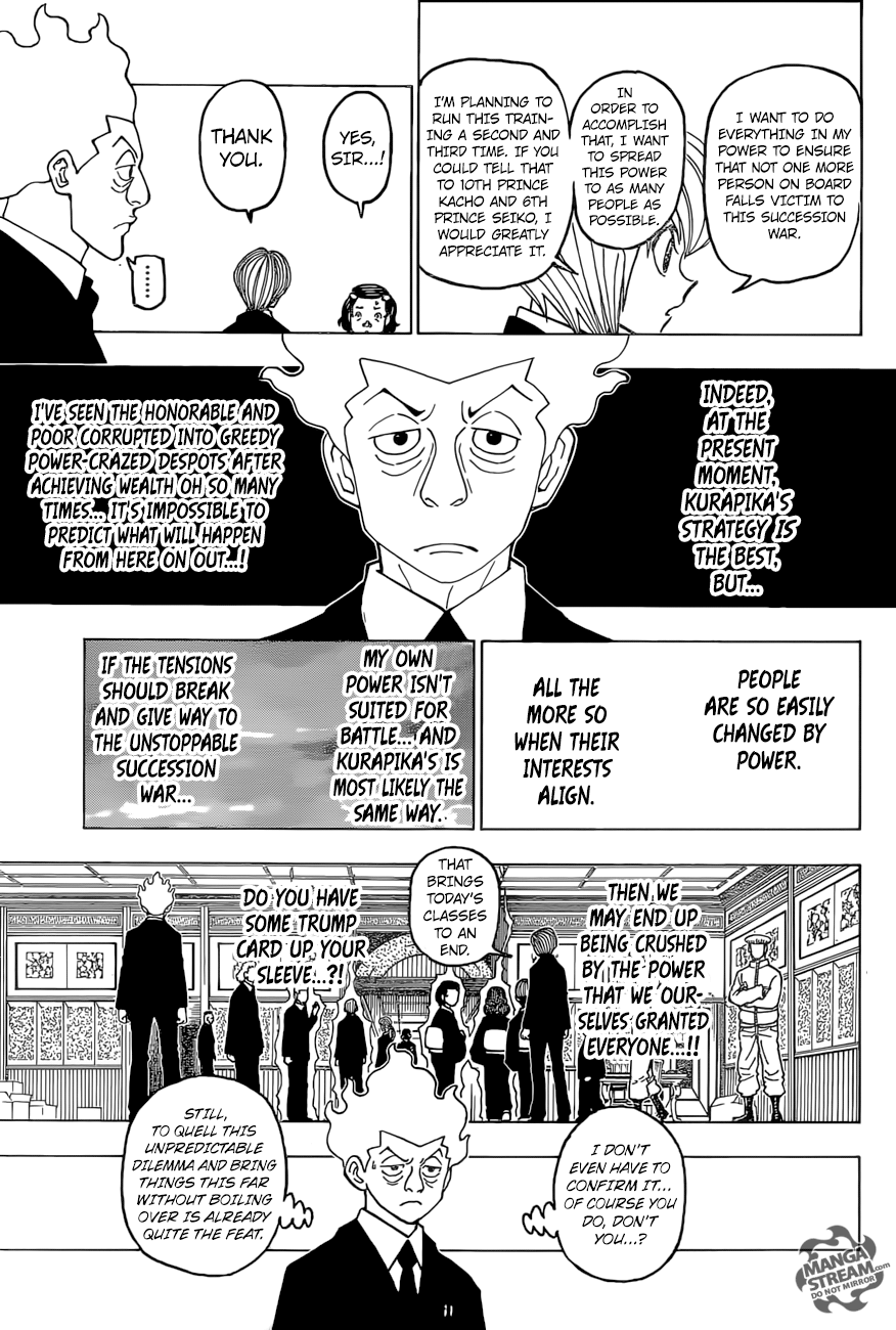 Hunter X Hunter Chapter 388 page 13 - Chapter 388: Reflection