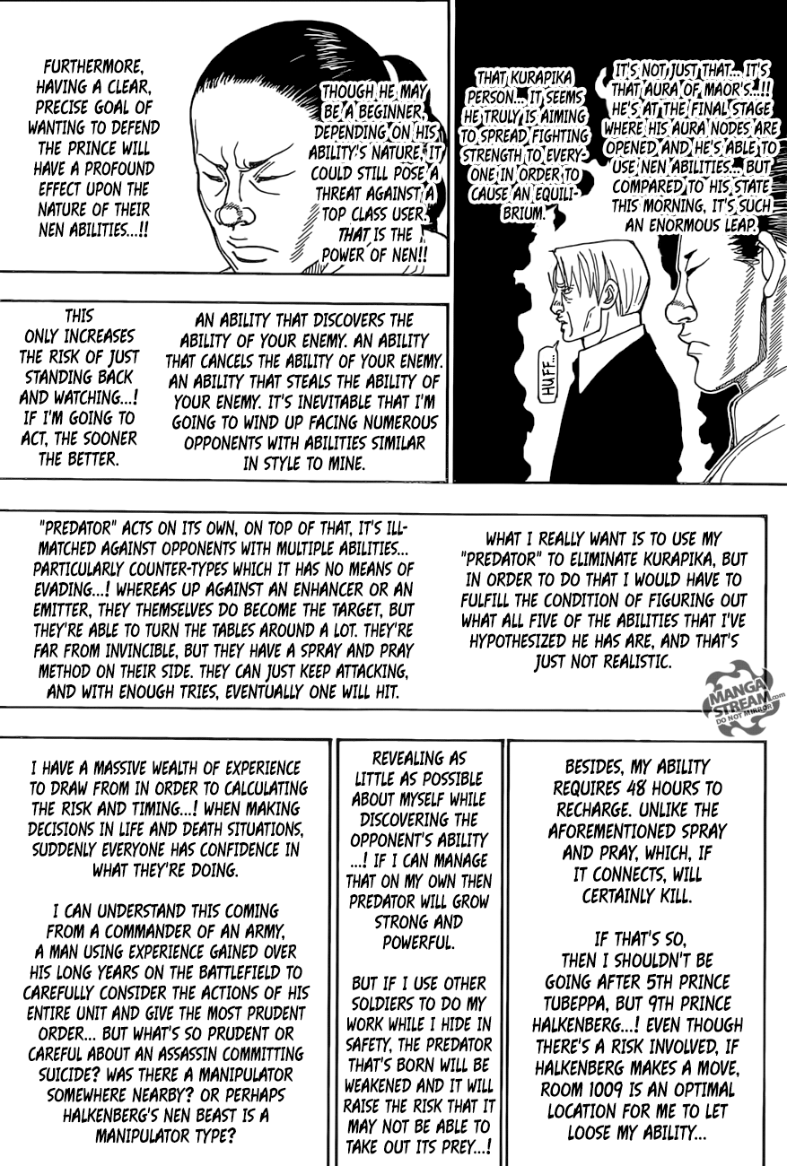 Hunter X Hunter Chapter 388 page 17 - Chapter 388: Reflection