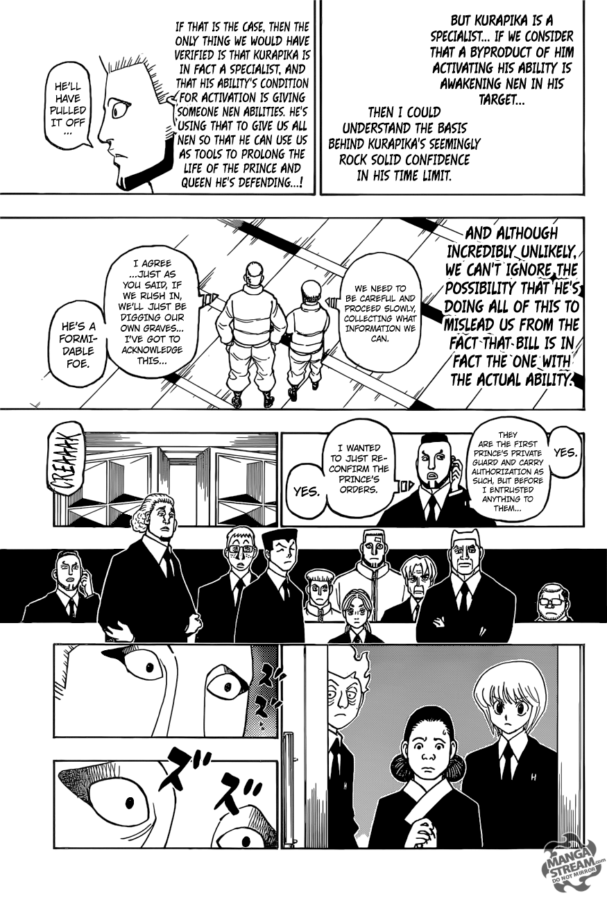 Hunter X Hunter Chapter 388 page 3 - Chapter 388: Reflection