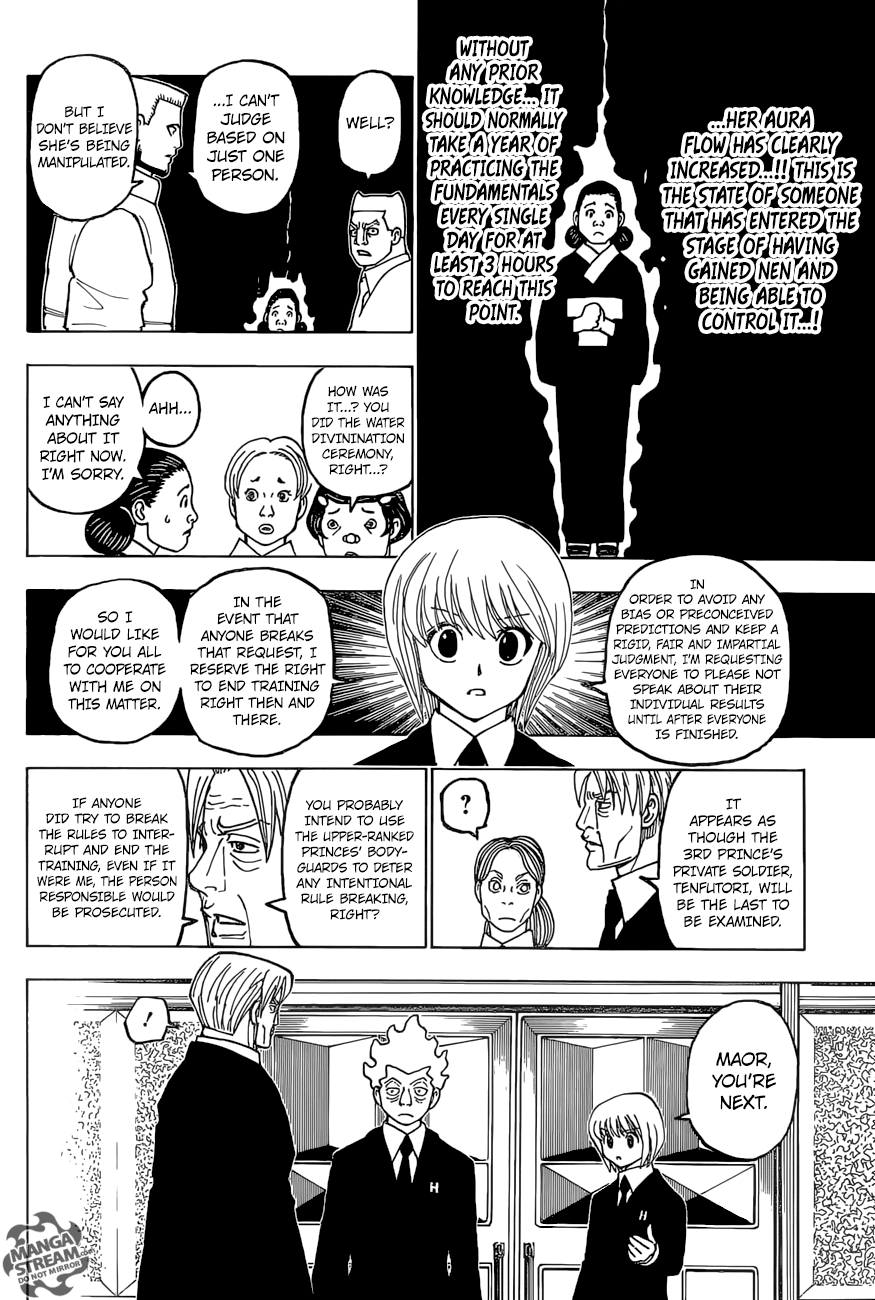 Hunter X Hunter Chapter 388 page 4 - Chapter 388: Reflection