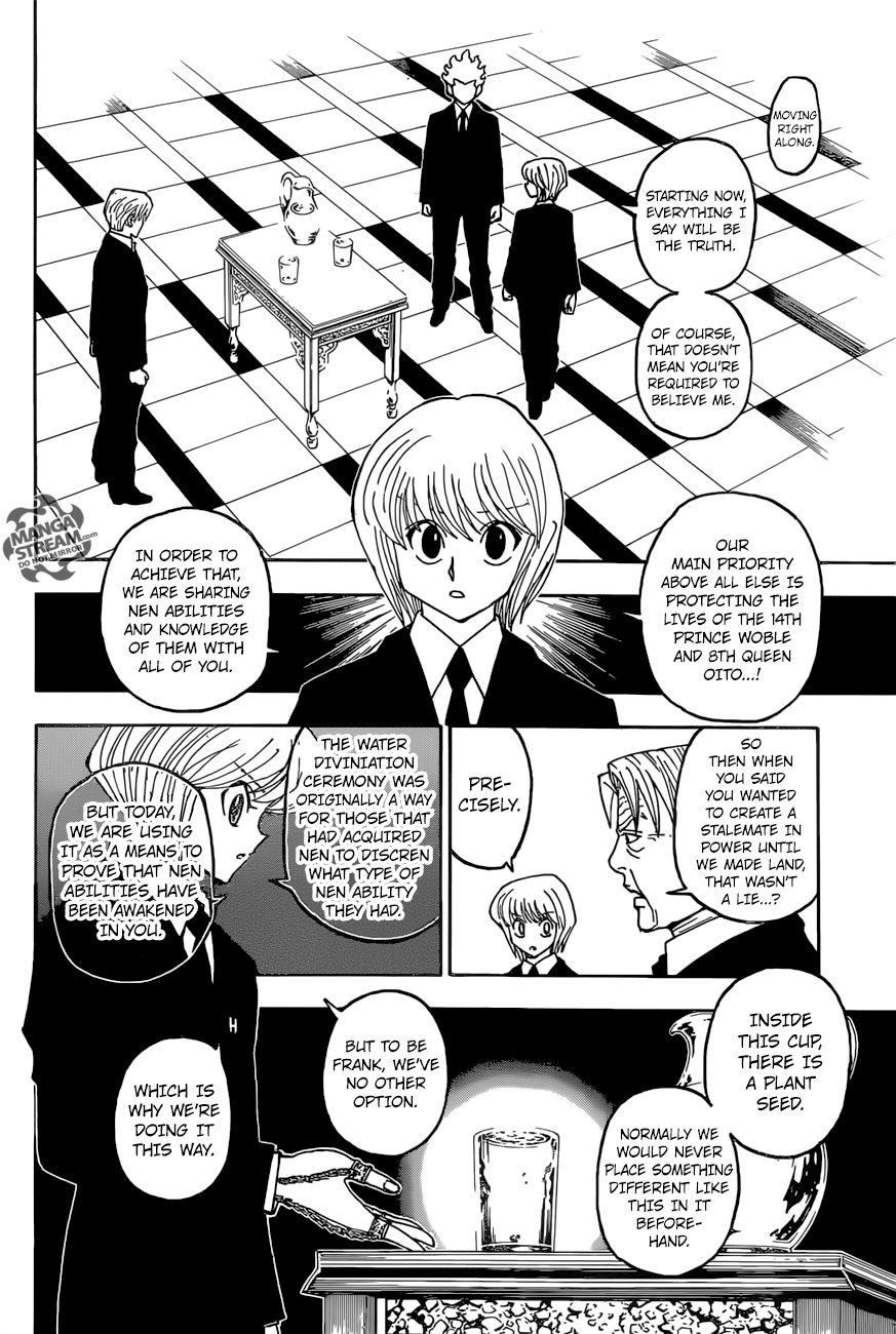 Hunter X Hunter Chapter 388 page 6 - Chapter 388: Reflection