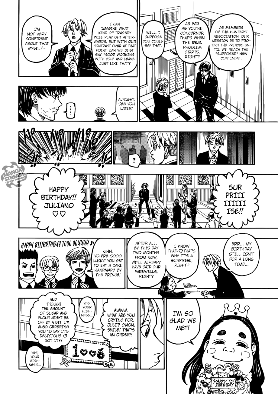 Hunter X Hunter Chapter 389 page 10 - Chapter 389: Curse