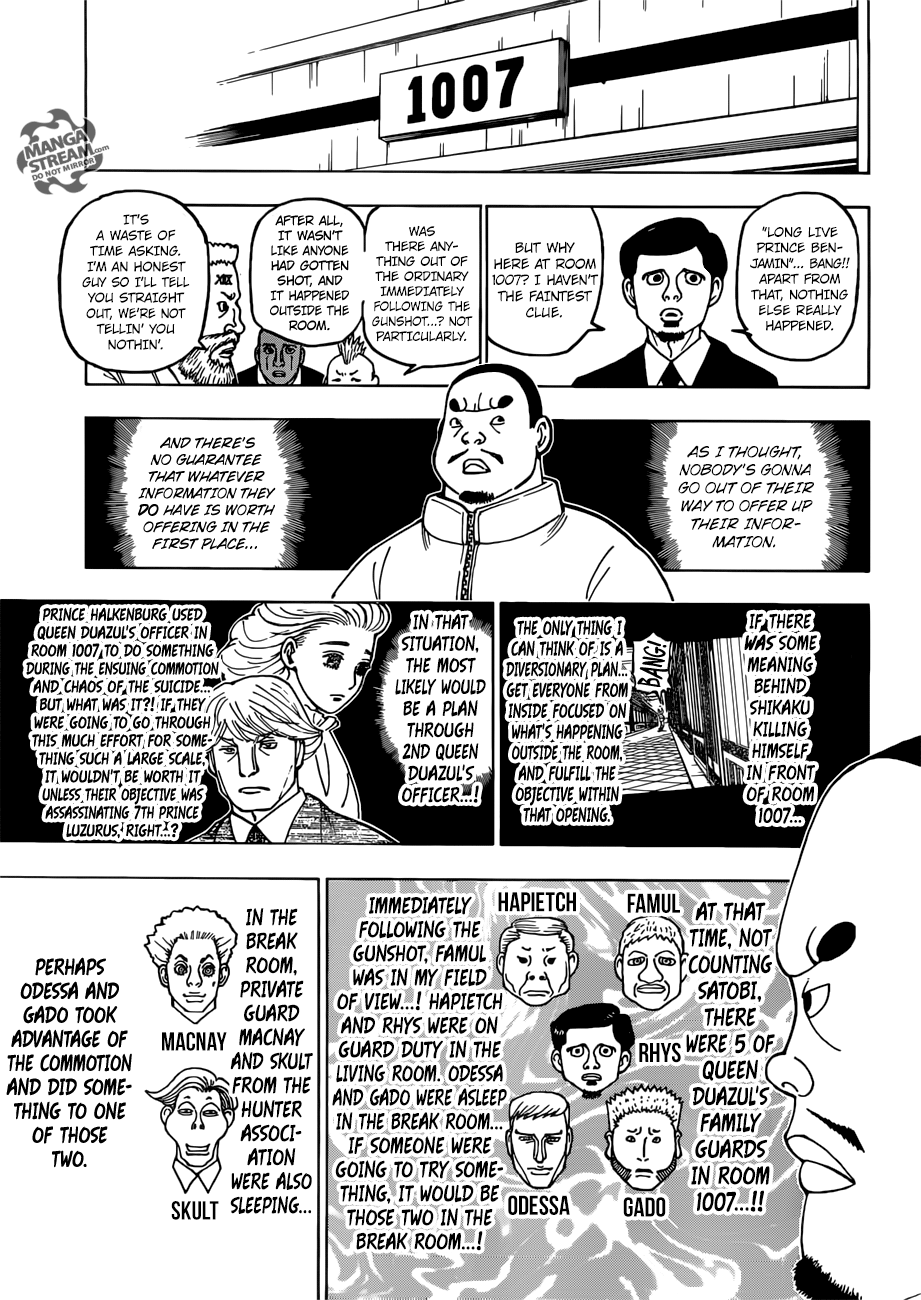 Hunter X Hunter Chapter 389 page 11 - Chapter 389: Curse